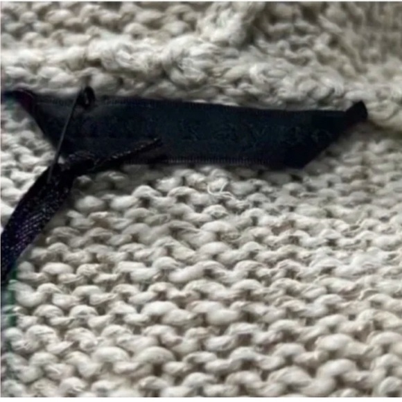 Jenni Kayne Cotton Linen Hooded Sweater Coat Size M NWT - Picture 5 of 6